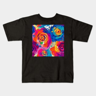 Rainbow flowers Kids T-Shirt